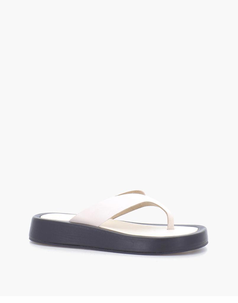 商品Madewell|ALOHAS Leather Overcast Sandals in Ivory,价格¥1178,第4张图片详细描述