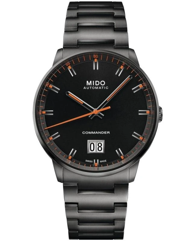 商品MIDO|Mido Commander Big Date Black Dial Grey Steel Men's Watch M021.626.33.051.00,价格¥6243,第1张图片
