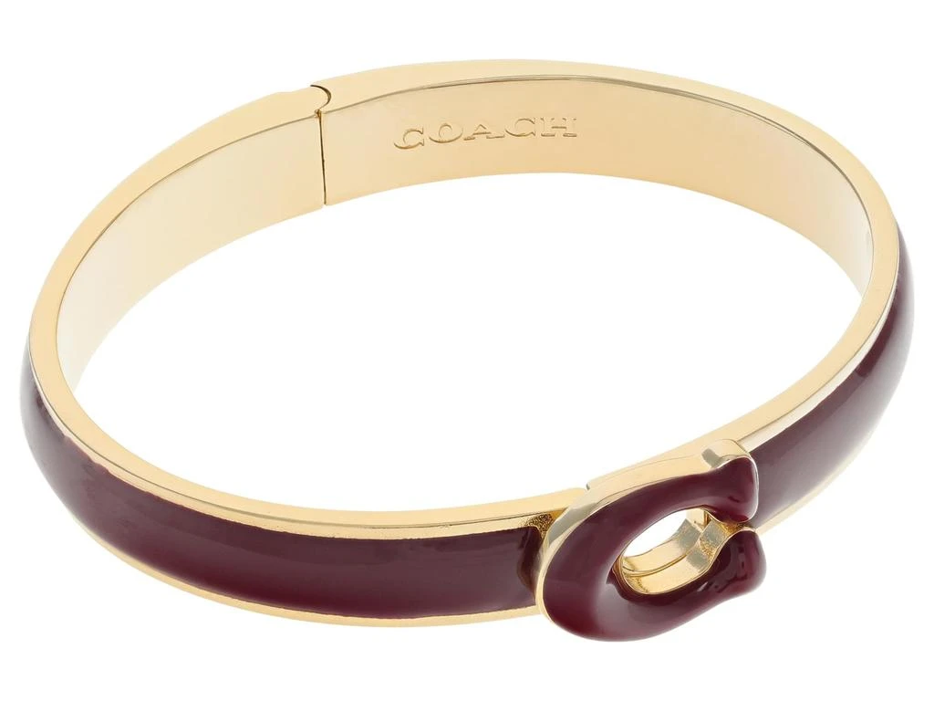 商品Coach|Signature Tabby Bangle Bracelet,价格¥643,第1张图片