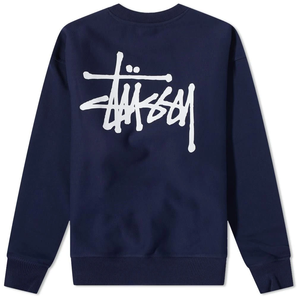商品STUSSY|Stussy Basic Crew,价格¥1037,第2张图片详细描述