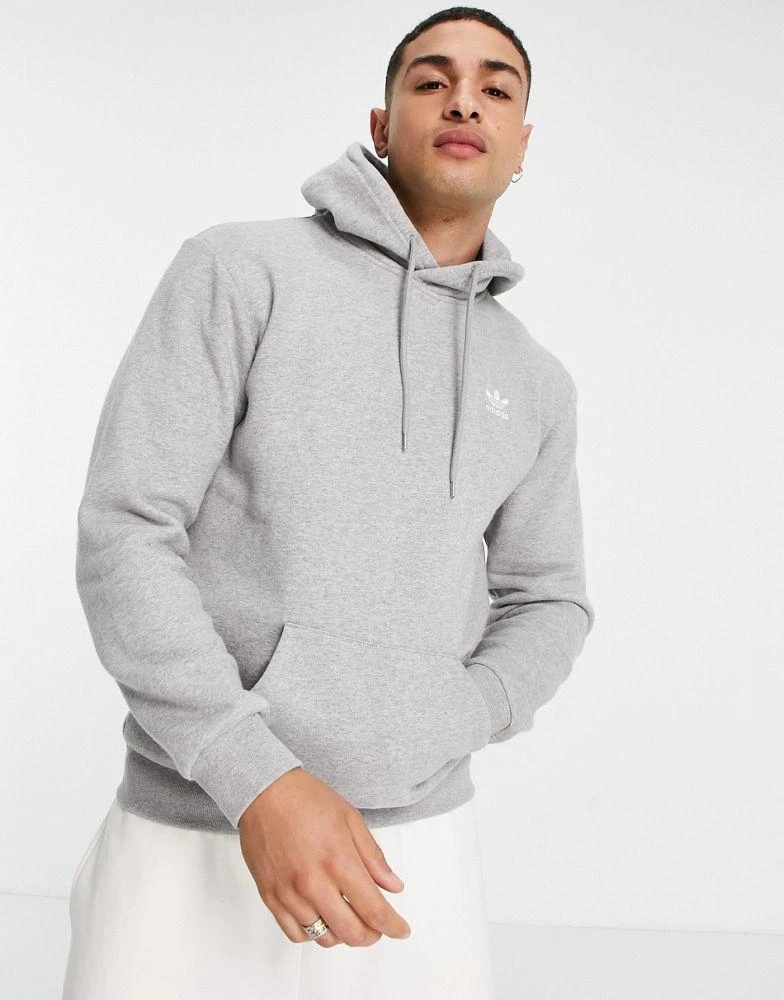 商品Adidas|adidas Originals essentials hoodie with small logo in grey heather,价格¥424,第1张图片