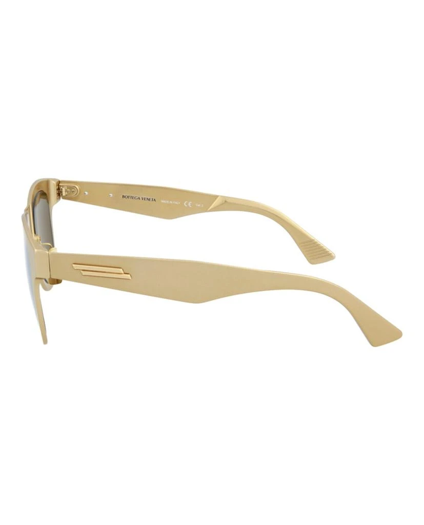 商品Bottega Veneta|Round/Oval-Frame Alluminium Sunglasses,价格¥1590,第3张图片详细描述