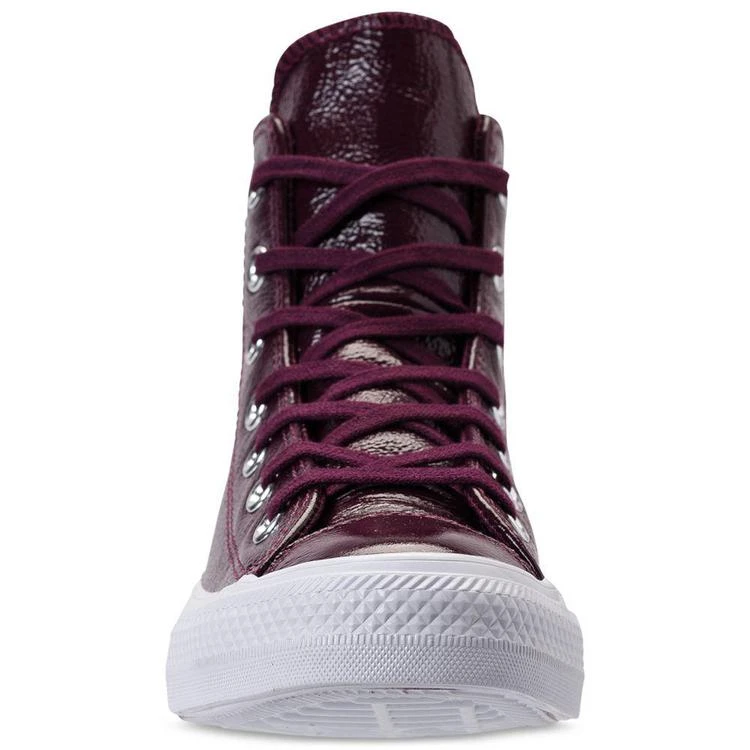 商品Converse|Women's Chuck Taylor High-Top Patent Casual Sneakers from Finish Line,价格¥297,第3张图片详细描述