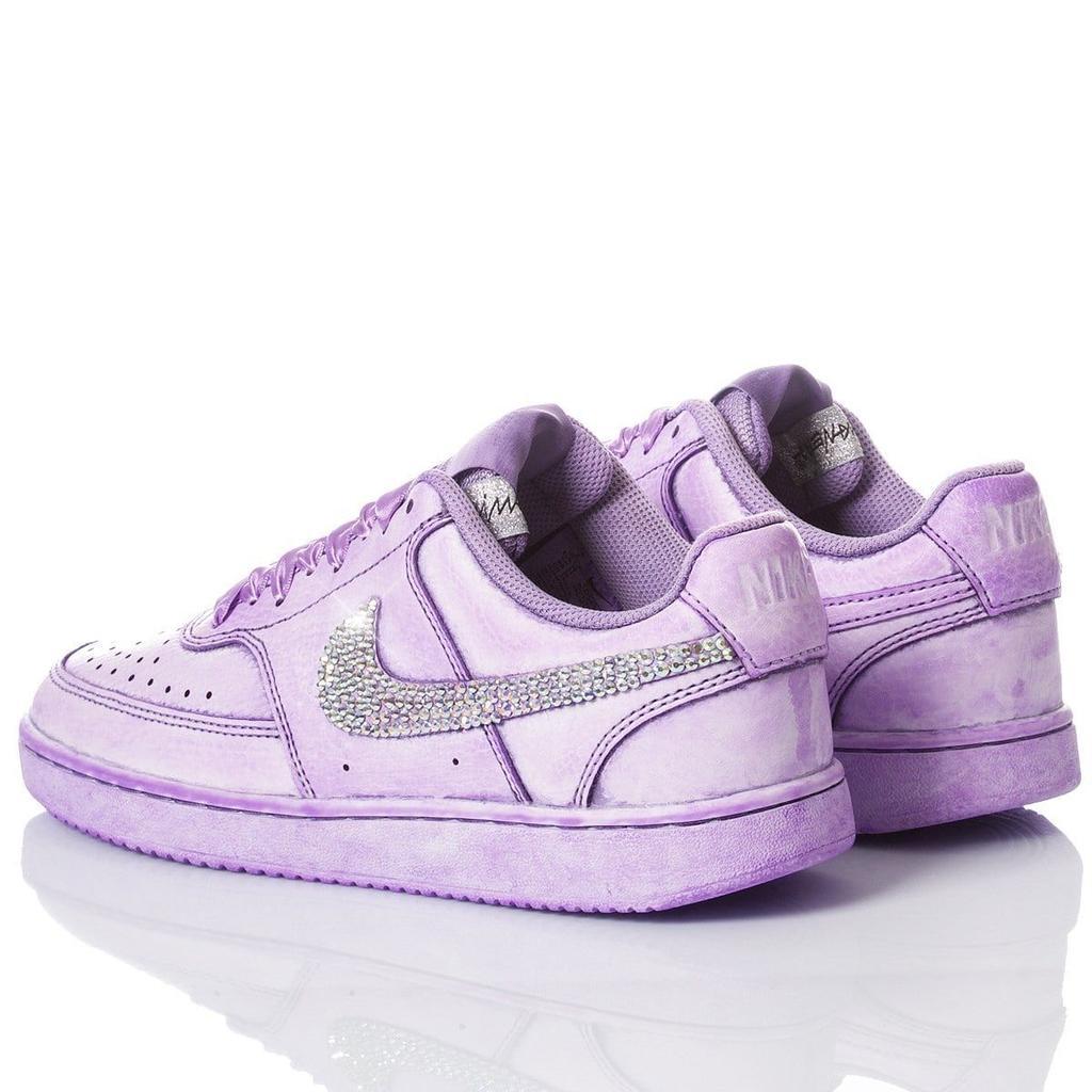 商品NIKE|Nike Women's  Purple Leather Sneakers,价格¥2522-¥2583,第5张图片详细描述