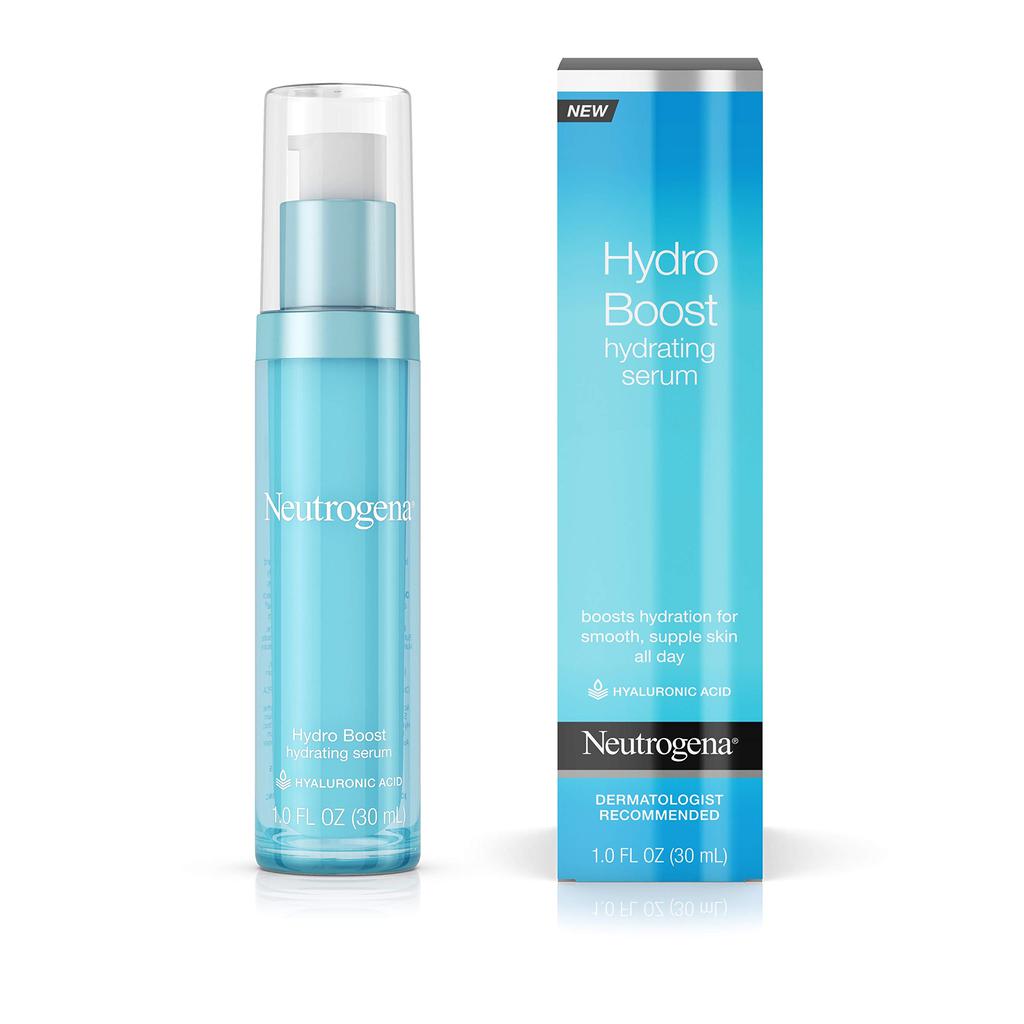 Neutrogena Hydro Boost Hyaluronic Acid Face Serum, Hydrating Face Serum for Dry Skin, Oil-Free and Non-Comedogenic, 1 Oz商品第6张图片规格展示