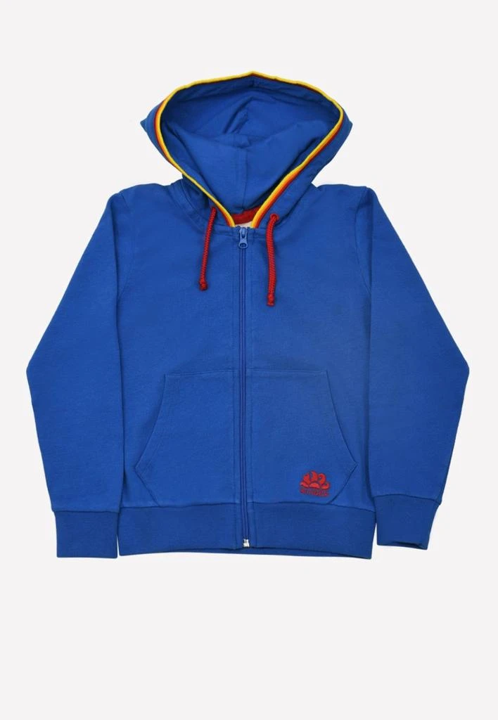 商品Sundek|Boys Mini Loriano-Fleece Zip-Up Cotton Sweatshirt with Hood,价格¥840,第1张图片