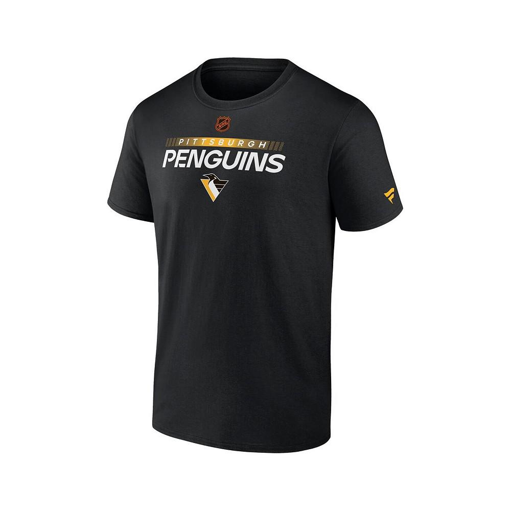 Men's Branded Black Pittsburgh Penguins Special Edition 2.0 Authentic Pro T-shirt商品第3张图片规格展示