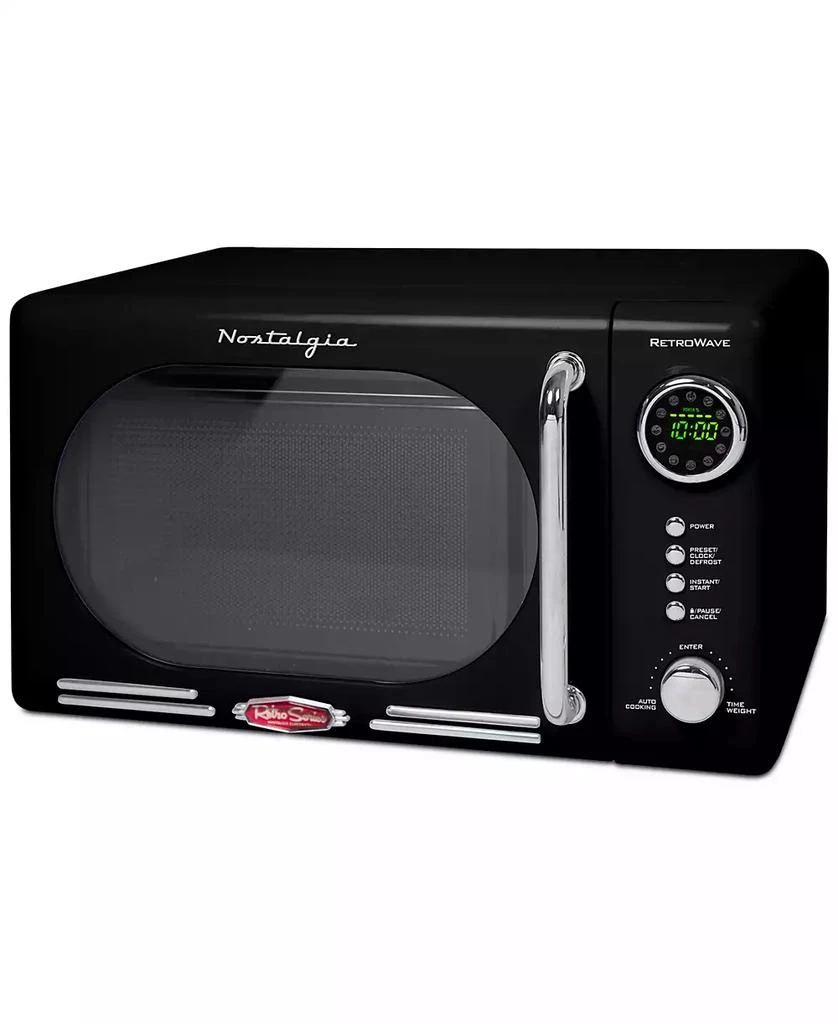 商品Nostalgia|NRMO7AQ6A Retro 700-Watt LED Microwave,价格¥1078,第1张图片