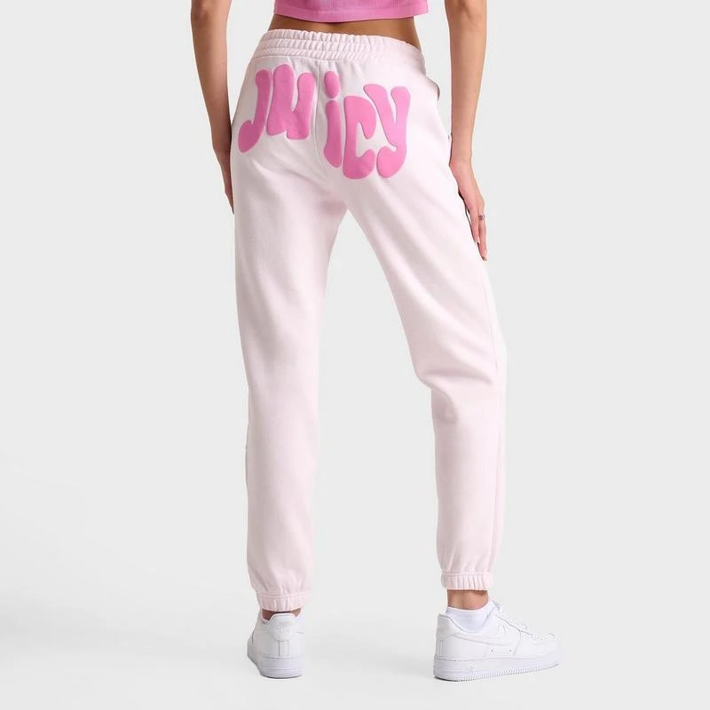 商品Juicy Couture|Women's Juicy Couture Wave Oversized Jogger Pants,价格¥339,第4张图片详细描述