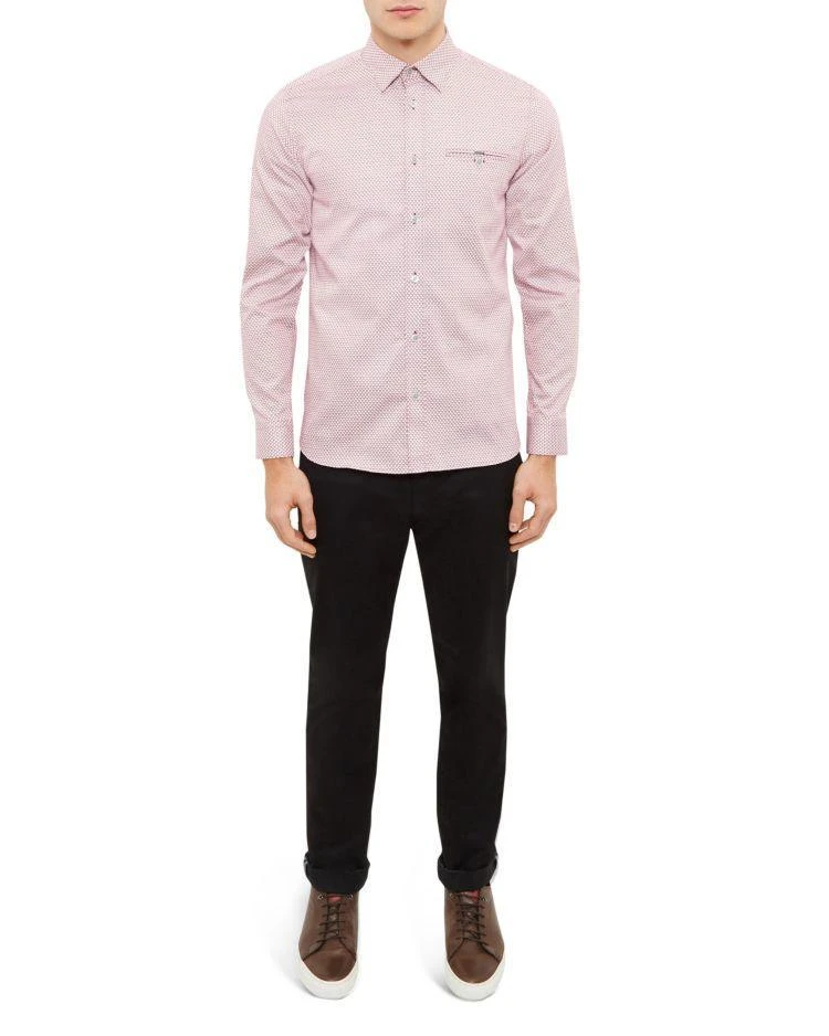 商品Ted Baker London|Vilamor Geo Printed Regular Fit Button-Down Shirt,价格¥689,第3张图片详细描述