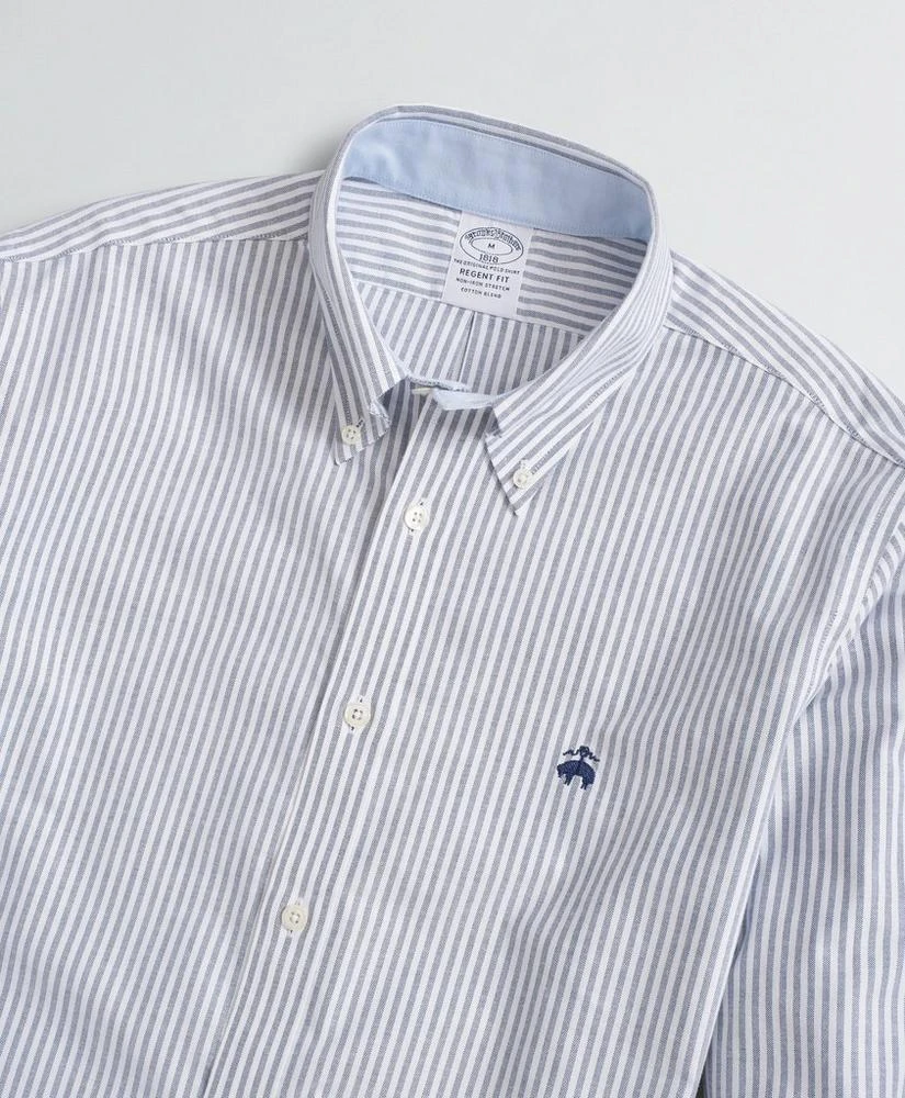 商品Brooks Brothers|Stretch Regent Regular-Fit Sport Shirt, Non-Iron Bengal Stripe Oxford,价格¥603,第2张图片详细描述