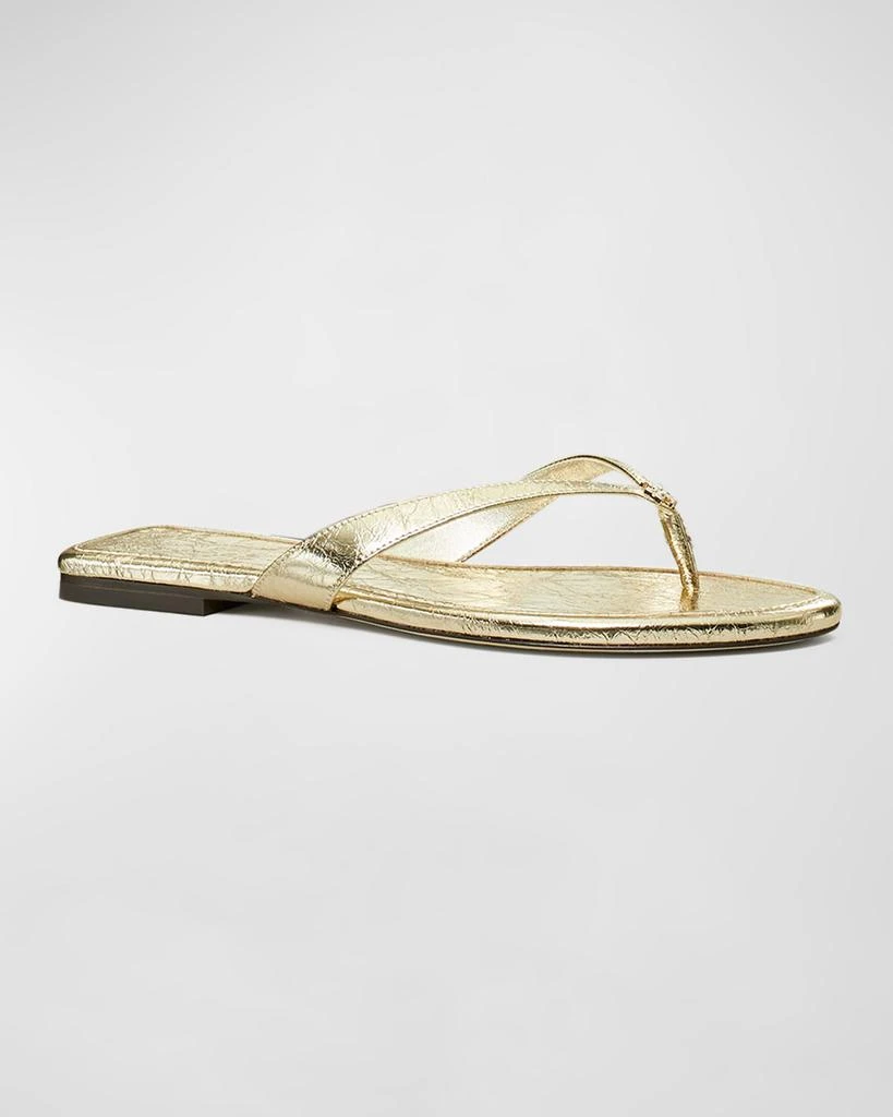 商品Tory Burch|Capri Metallic Flip Flop Sandals,价格¥1314,第2张图片详细描述