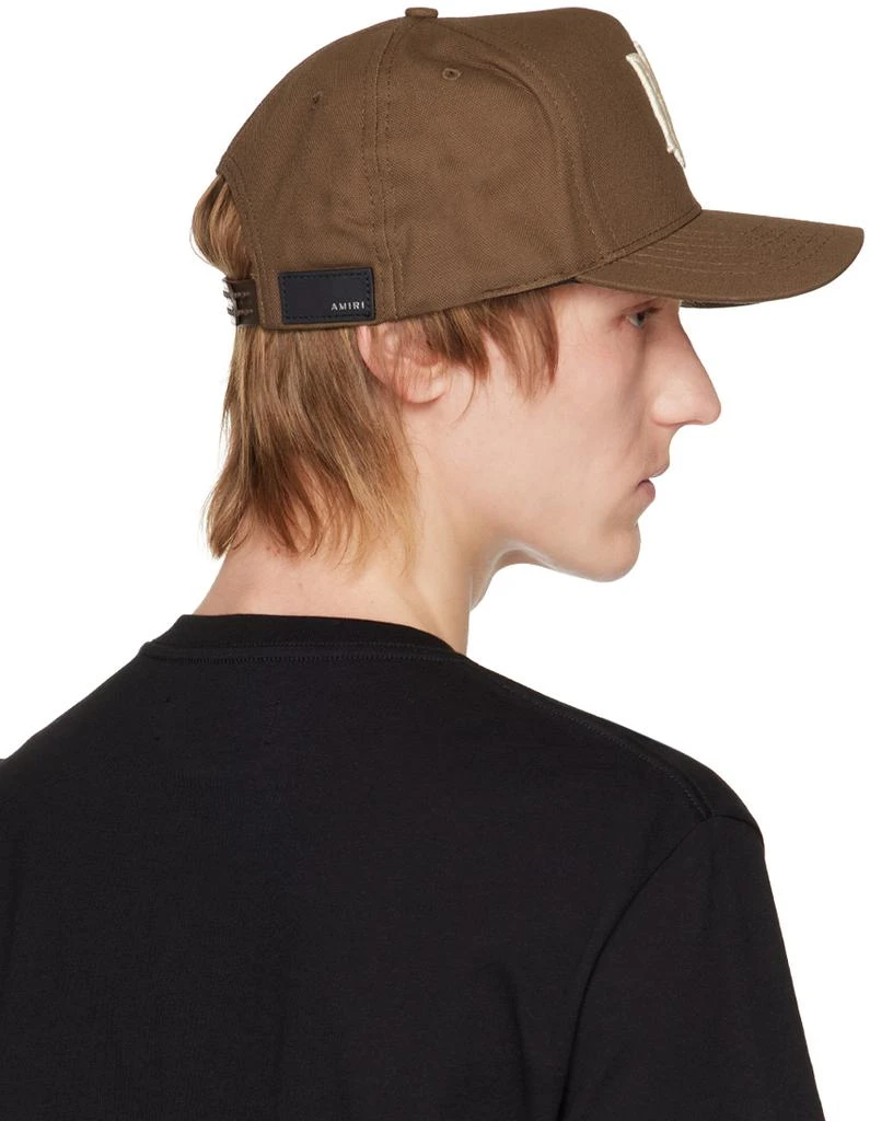 商品AMIRI|Brown Embroidered Trucker Cap,价格¥2891,第3张图片详细描述