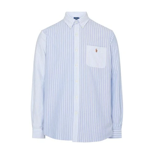 商品Ralph Lauren|【预售】 男士 长袖衬衫 衬衫  Z236SC31-710897269/2 RALX4M2EBLU,价格¥2168,第1张图片