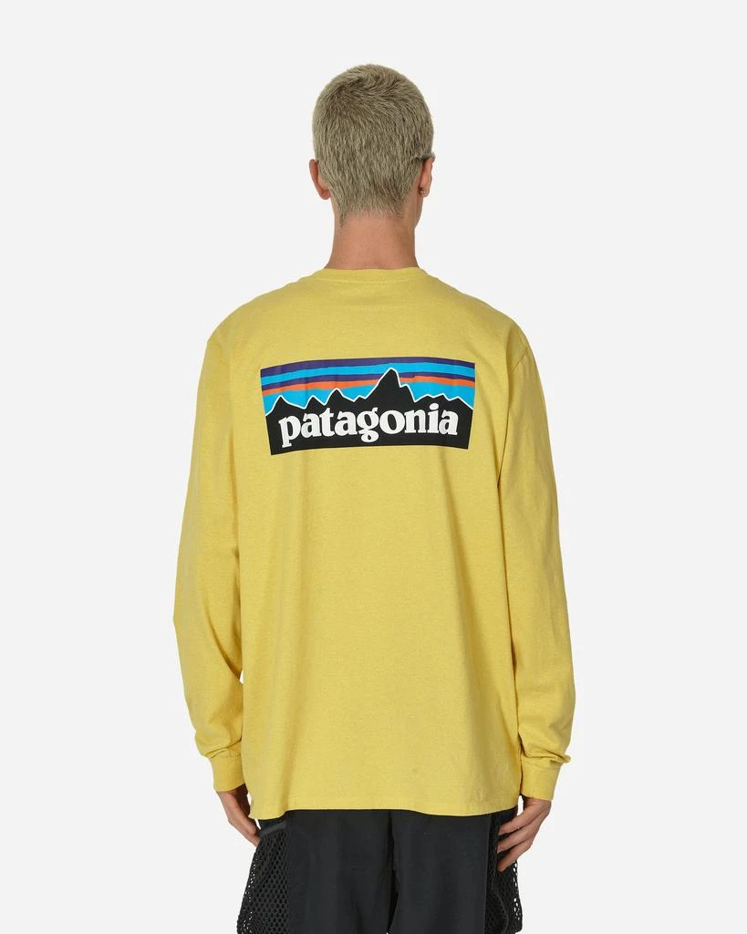 商品Patagonia|P-6 Logo Responsibili Longsleeve T-Shirt Milled Yellow,价格¥198,第3张图片详细描述