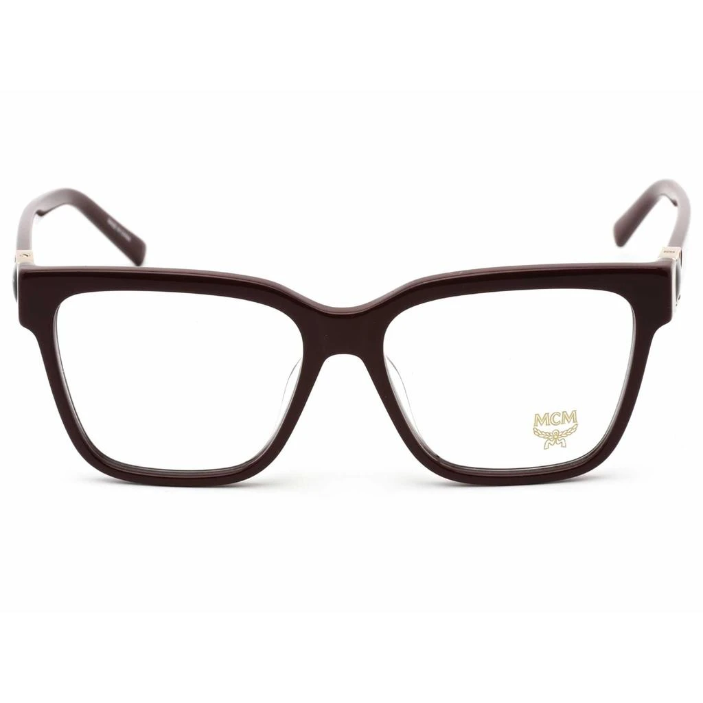 商品MCM|MCM Unisex Eyeglasses - Burgundy Square Acetate Frame Clear Lens | MCM2727LB 601,价格¥383,第2张图片详细描述