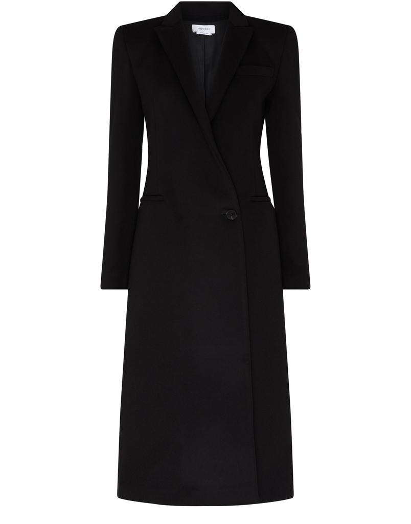 コート alexander mcqueen DOUBLE-BREASTED COAT (705854_QKAA11080) ALEXANDER MCQUEEN Double-Breasted Felted Coat | endource