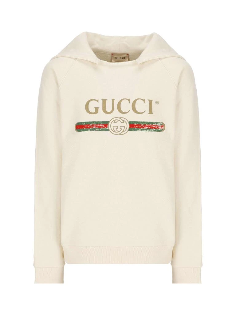 商品Gucci|Gucci Kids Original Logo Printed Hoodie,价格¥1638-¥2519,第1张图片