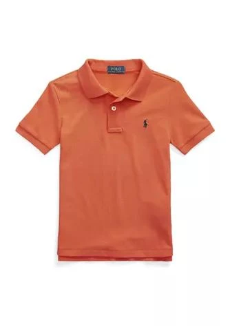 商品Ralph Lauren|Lauren Childrenswear Boys 4 7 Cotton Mesh Polo Shirt,价格¥135,第1张图片详细描述