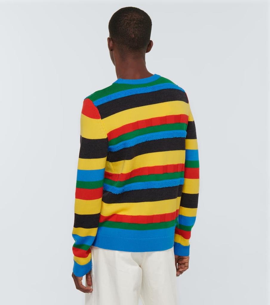 Colorblocked crewneck sweater商品第4张图片规格展示