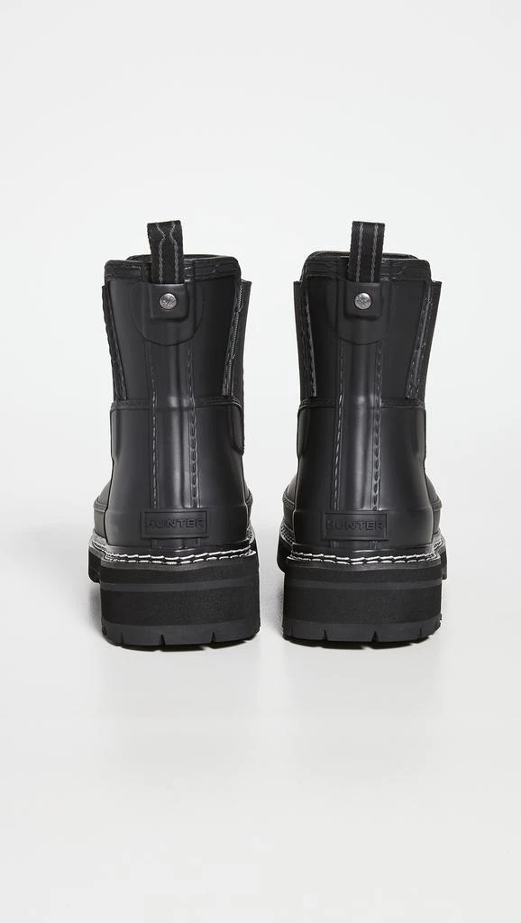 商品Hunter|Hunter Boots 精致切尔西缝线细节威灵顿靴,价格¥411,第3张图片详细描述