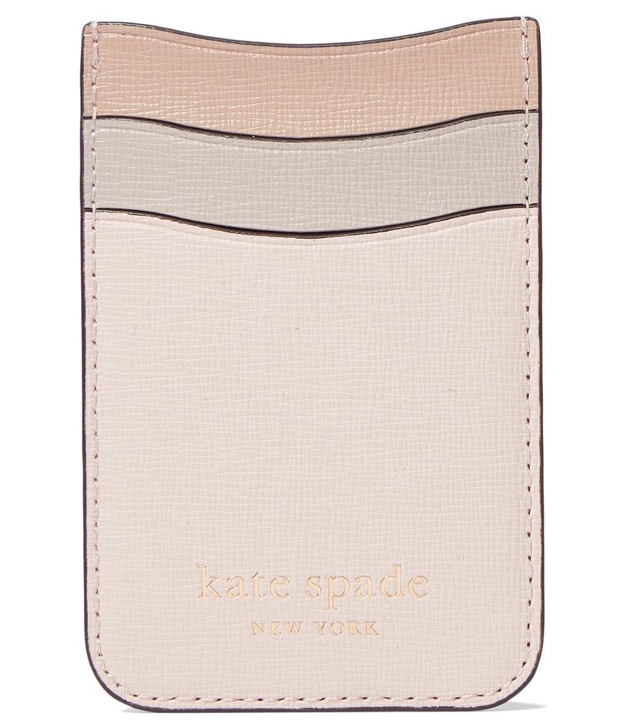 商品Kate Spade|Morgan Color-Block Saffiano Leather Sticker Pocket,价格¥278,第1张图片