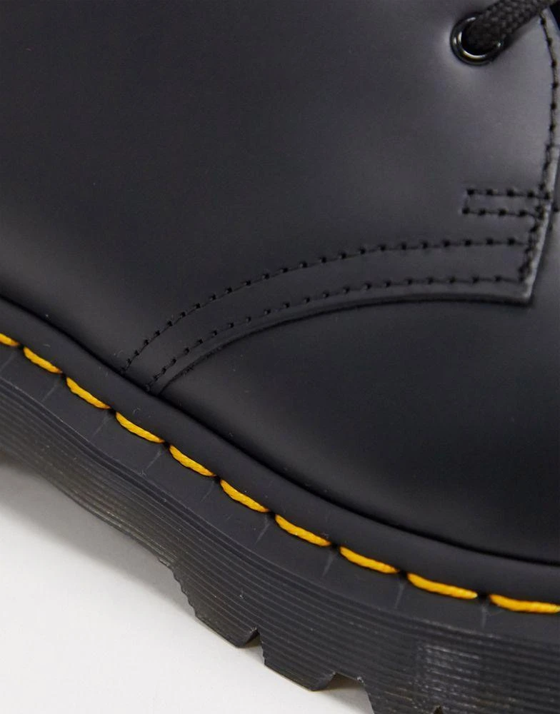 商品Dr. Martens|Dr Martens 1461 bex platform 3-eye shoes in black,价格¥1355,第4张图片详细描述