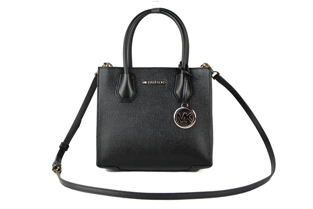 商品Michael Kors|Michael Kors Mercer Medium Leather Messenger Crossbody Handbag (Women's Solid),价格¥2625,第1张图片