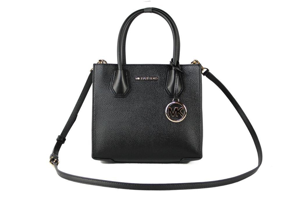 商品Michael Kors|Michael Kors Mercer Medium Leather Messenger Crossbody Handbag (Women's Solid),价格¥2383,第1张图片