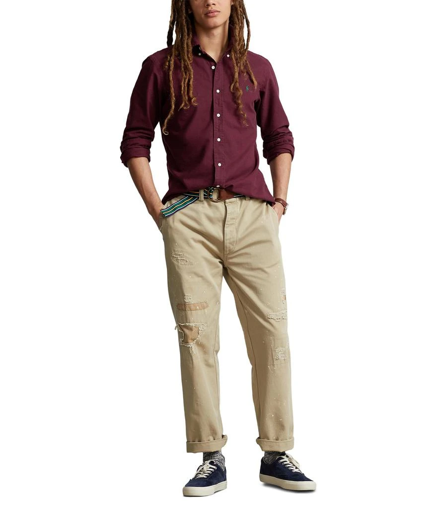 商品Ralph Lauren|Classic Fit Long Sleeve Garment Dyed Oxford Shirt,价格¥898,第3张图片详细描述