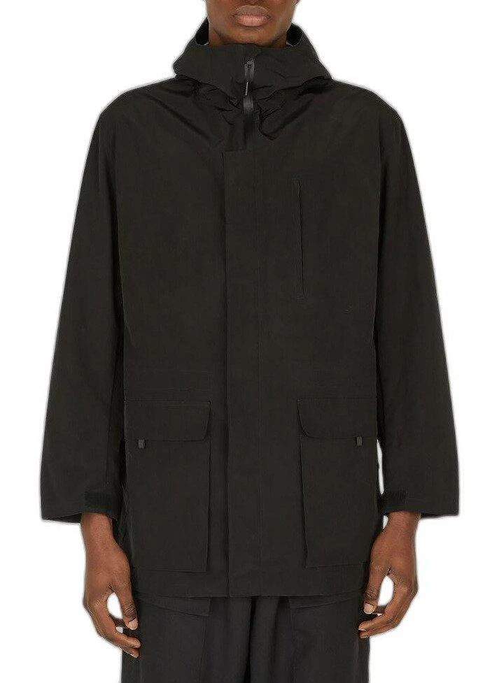 商品Y-3|Y-3 Zipped Hooded Coat,价格¥1638,第1张图片