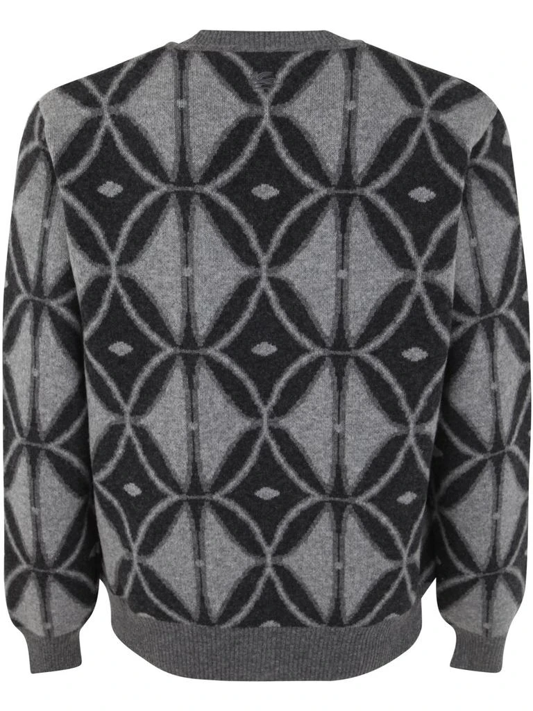商品ETRO|Etro Patterned-Jacquard V-Neck Cardigan,价格¥5351,第2张图片详细描述