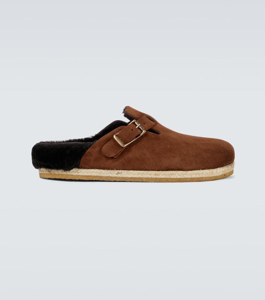 商品Yuketen|Bostonian羊毛皮穆勒鞋,价格¥2243,第1张图片