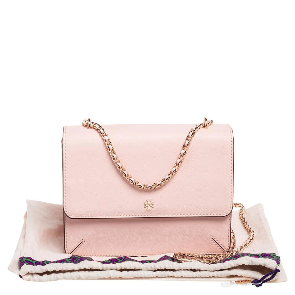 Tory Burch Light Pink Saffiano Leather Robinson Flap Chain Shoulder Bag 商品