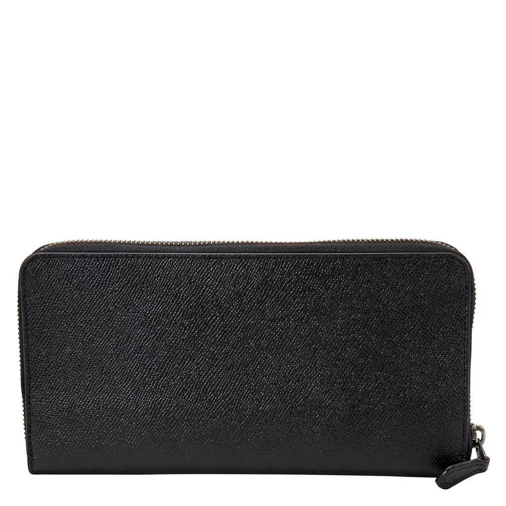 商品Coach|Men's Black Crossgrain Leather Travel Wallet,价格¥494,第3张图片详细描述
