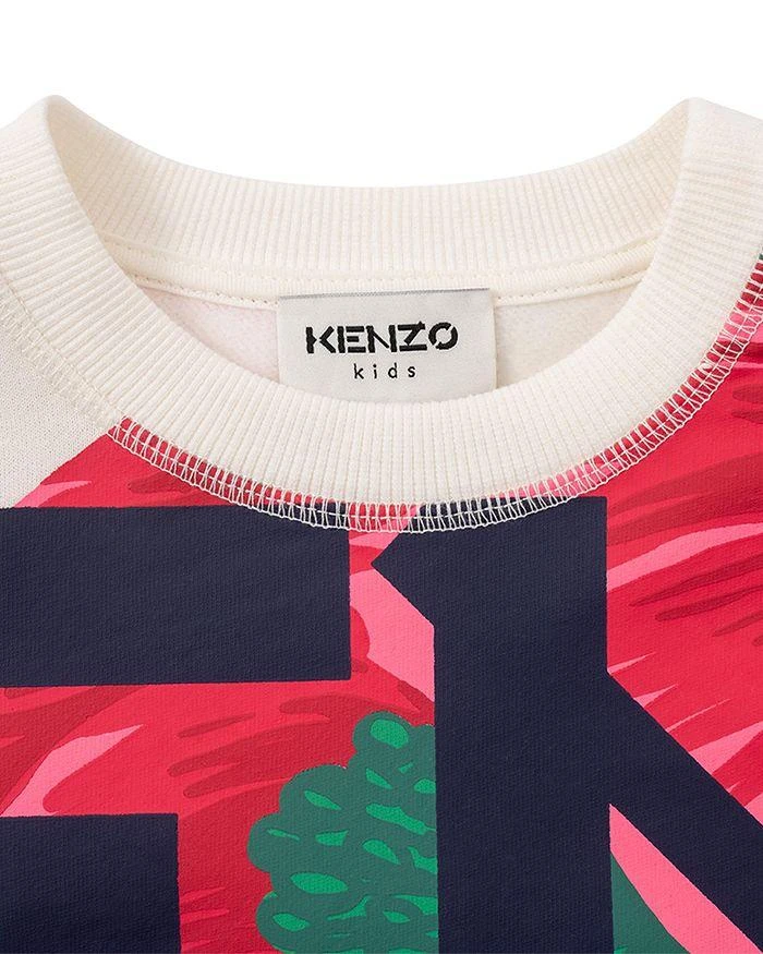 商品Kenzo|Girls' Multi Iconics Printed Sweatshirt - Little Kid, Big Kid,价格¥733,第3张图片详细描述