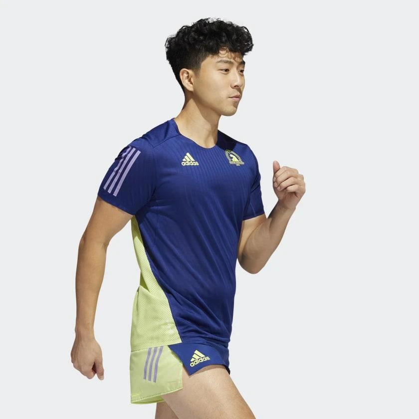 商品Adidas|Men's adidas Boston Marathon 2022 Fast Tee,价格¥199,第4张图片详细描述