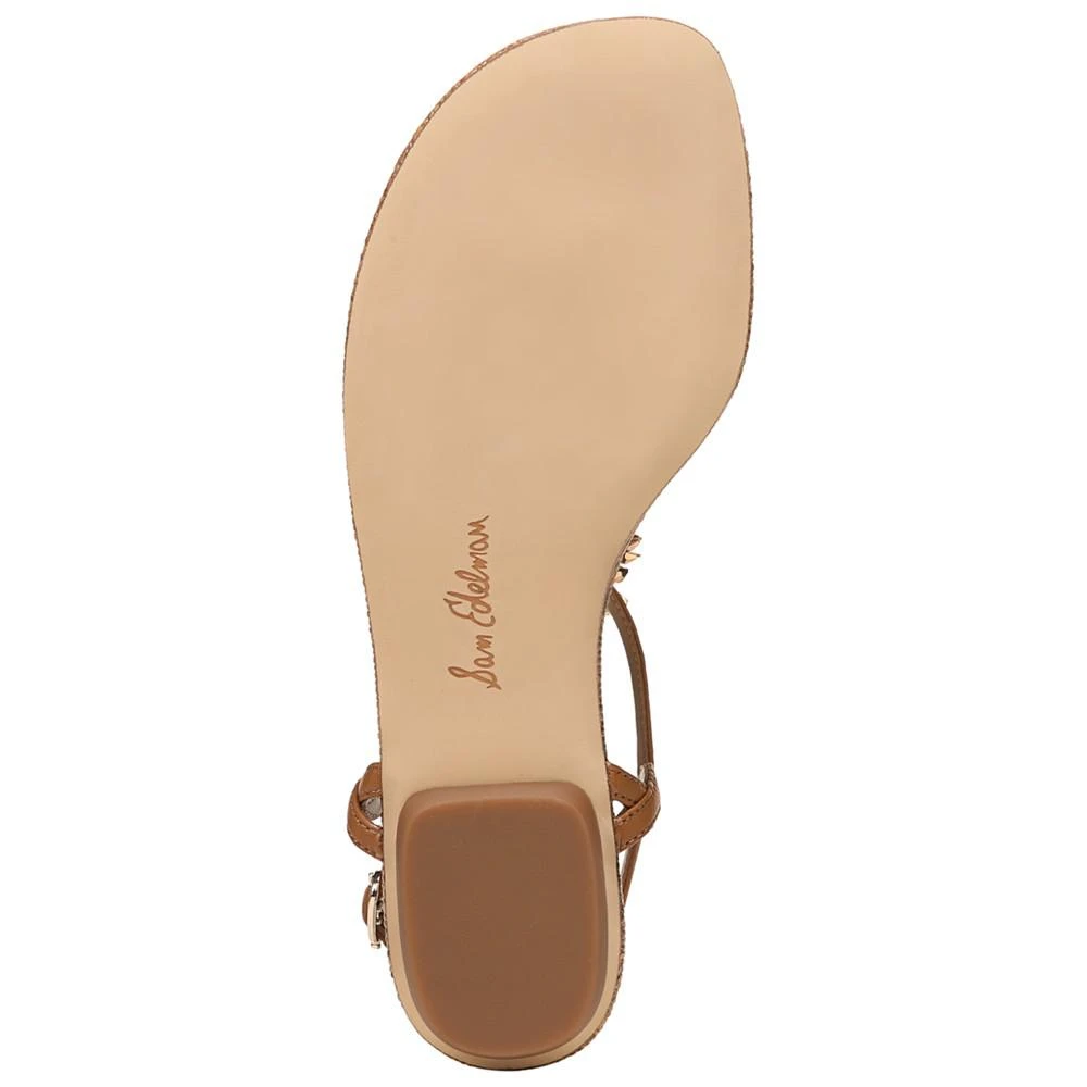 商品Sam Edelman|Women's Brinda Beaded T-Strap Flat Sandals,价格¥1034,第5张图片详细描述