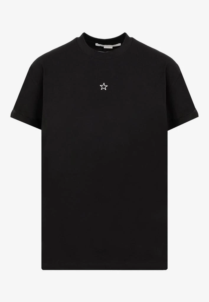 商品Stella McCartney|Mini Star Embroidery Crewneck T-shirt,价格¥931,第1张图片