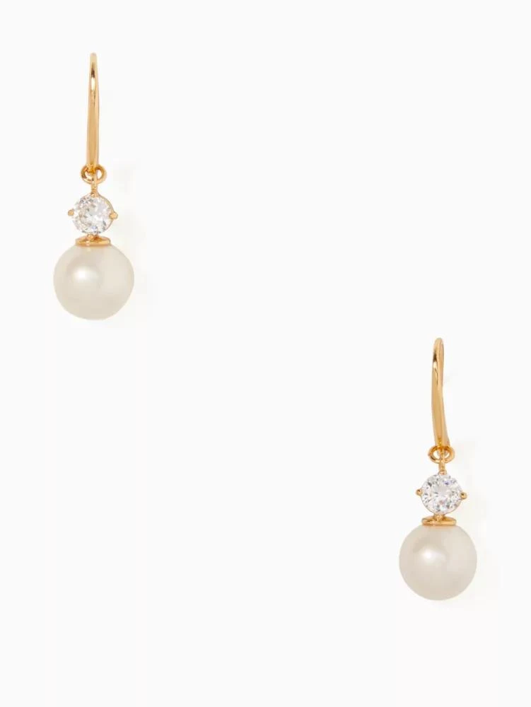 商品Kate Spade|Pearls Of Wisdom Drop Earring,价格¥256,第1张图片详细描述