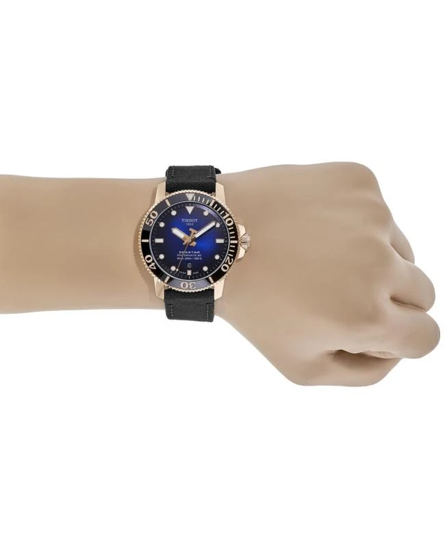 商品Tissot|Tissot Seastar 1000 Blue Dial Textile Strap Men's Watch T120.407.37.041.00,价格¥4867,第4张图片详细描述