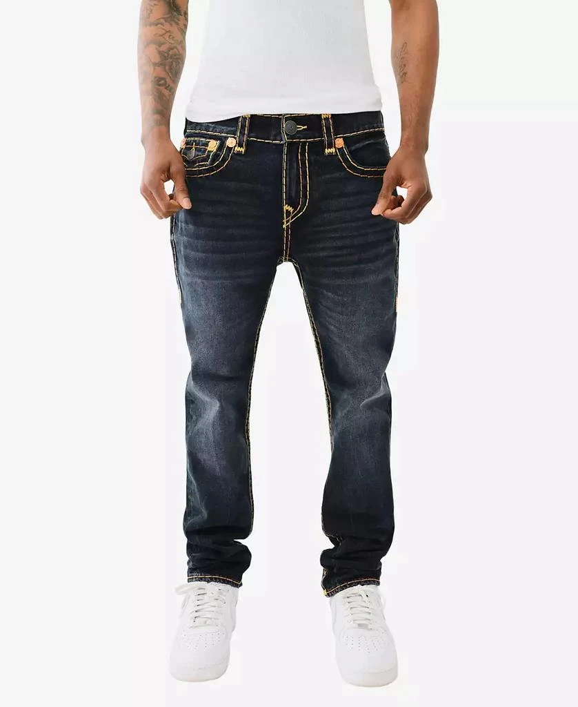 商品True Religion|Men's Rocco Skinny Super T Flap Jeans,价格¥817,第1张图片