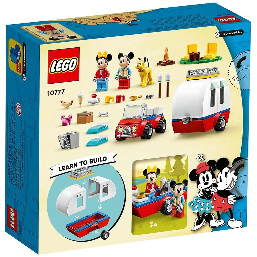 商品Lego Disney|Mickey Mouse and Minnie Mouse's Camping Trip 10777 103 piece LEGO Building Set,价格¥204,第2张图片详细描述