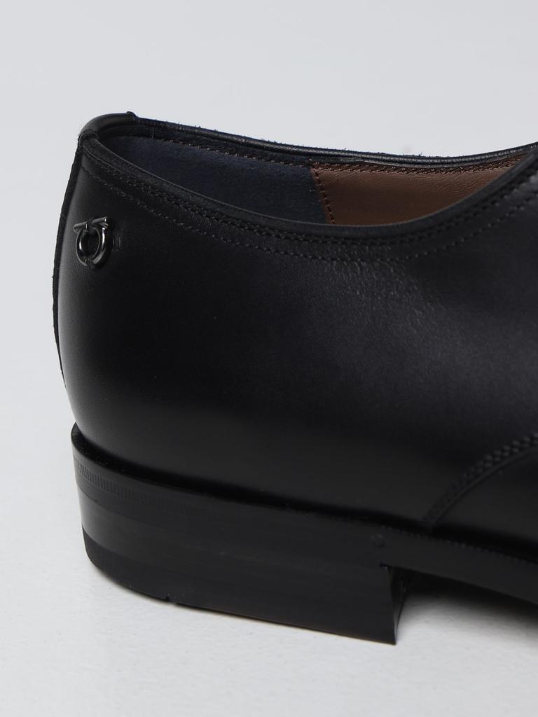 Salvatore Ferragamo Pershore leather derby shoes商品第4张图片规格展示