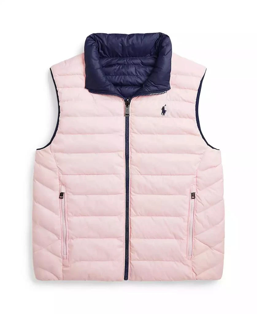 商品Ralph Lauren|Kid's Unisex P-Layer 2 Reversible Quilted Vest Jacket,价格¥706,第1张图片