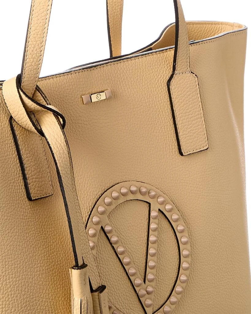 商品Mario Valentino|Valentino by Mario Valentino Soho Rock Leather Tote,价格¥2155,第3张图片详细描述