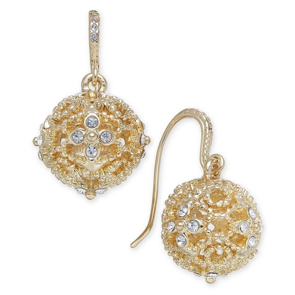 商品Charter Club|Crystal Filigree Drop Earrings, Created for Macy's,价格¥56,第1张图片