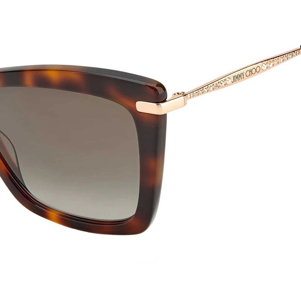 商品Jimmy Choo|Jimmy Choo Women's Sunglasses - Havana Frame Brown Gradient Lenses | SADY/S 0086,价格¥602,第4张图片详细描述