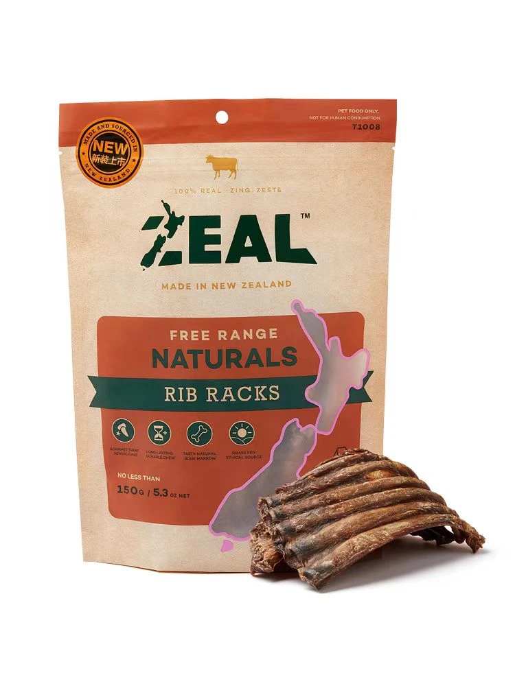 商品[国内直发] Zeal|新西兰全进口风干小牛肋骨排（犬用）150g,价格¥91,第1张图片