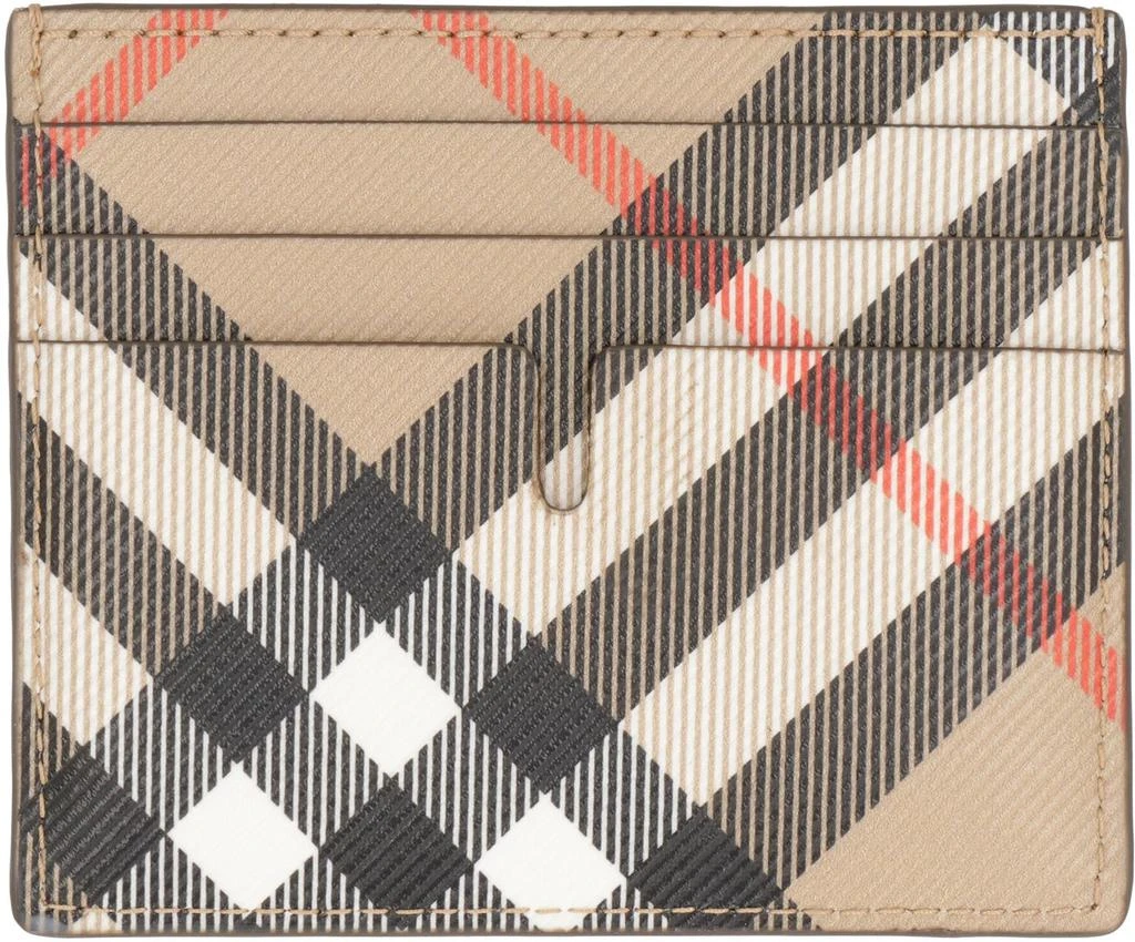 商品Burberry|Burberry Checked Motif Card Holder,价格¥1426,第2张图片详细描述